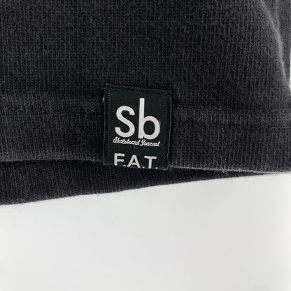 【中古品】【メンズ】 FAT エフエイティー F32120-TS01 S.B. REBORN モノクロフォトTシャツ 142-260707-ny-13-fuzh サイズ：M カラー：ブラック 万代Net店