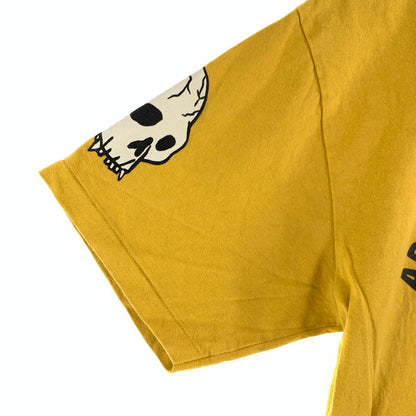 【中古品】【メンズ】 A BATHING APE アベイシングエイプ 001TEK801052M SOUVENIR SKULL TEAM GRAPHIC TEE スーベニア スカル チーム グラフィック ティー 142-260707-ny-09-fuzh サイズ：L カラー：イエロー 万代Net店