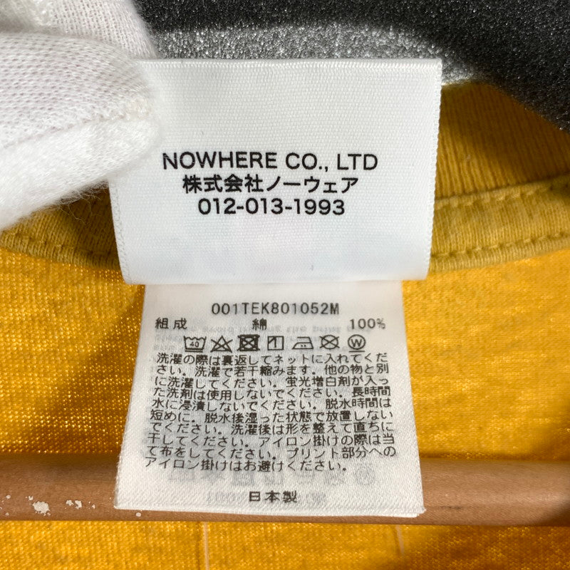 【中古品】【メンズ】 A BATHING APE アベイシングエイプ 001TEK801052M SOUVENIR SKULL TEAM GRAPHIC TEE スーベニア スカル チーム グラフィック ティー 142-260707-ny-09-fuzh サイズ：L カラー：イエロー 万代Net店