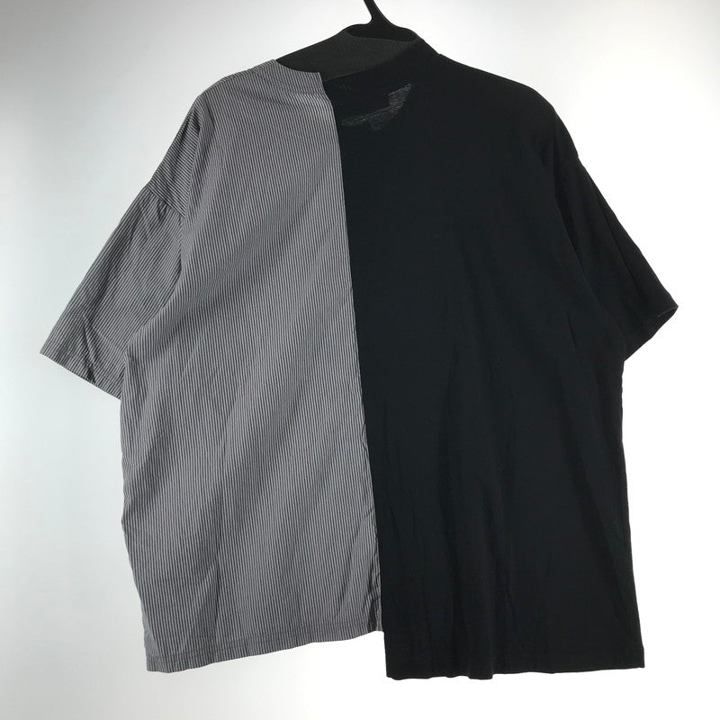 【中古品】【メンズ】 ONITSUKA TIGER オニツカタイガー 2183B319 GRAPHIC TEE Tシャツ BLACK.GRAYストライプ SIZE:L 148-260811-io-35-fuzh カラー：ブラックグレーストライプ 万代Net店
