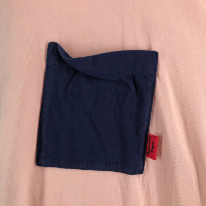 【中古品】【メンズ】 ONITSUKA TIGER オニツカタイガー 半袖Tシャツ NAVY.PINK SIZE:L リメイク風 Tシャツ ※ヨレ・使用感あり 148-260811-io-36-fuzh カラー：ネイビーピンク 万代Net店