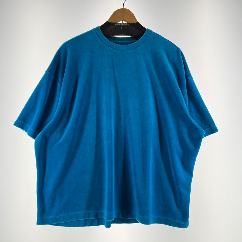 【中古品】【メンズ】 TIGHTBOOTH タイトブース ベロア半袖Tシャツ 142-260710-ny-03-fuzh サイズ：L カラー：アクアブルー 万代Net店