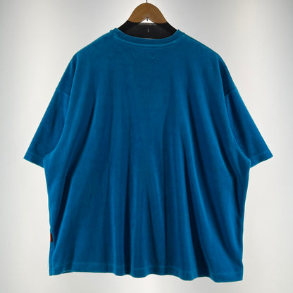 【中古品】【メンズ】 TIGHTBOOTH タイトブース ベロア半袖Tシャツ 142-260710-ny-03-fuzh サイズ：L カラー：アクアブルー 万代Net店