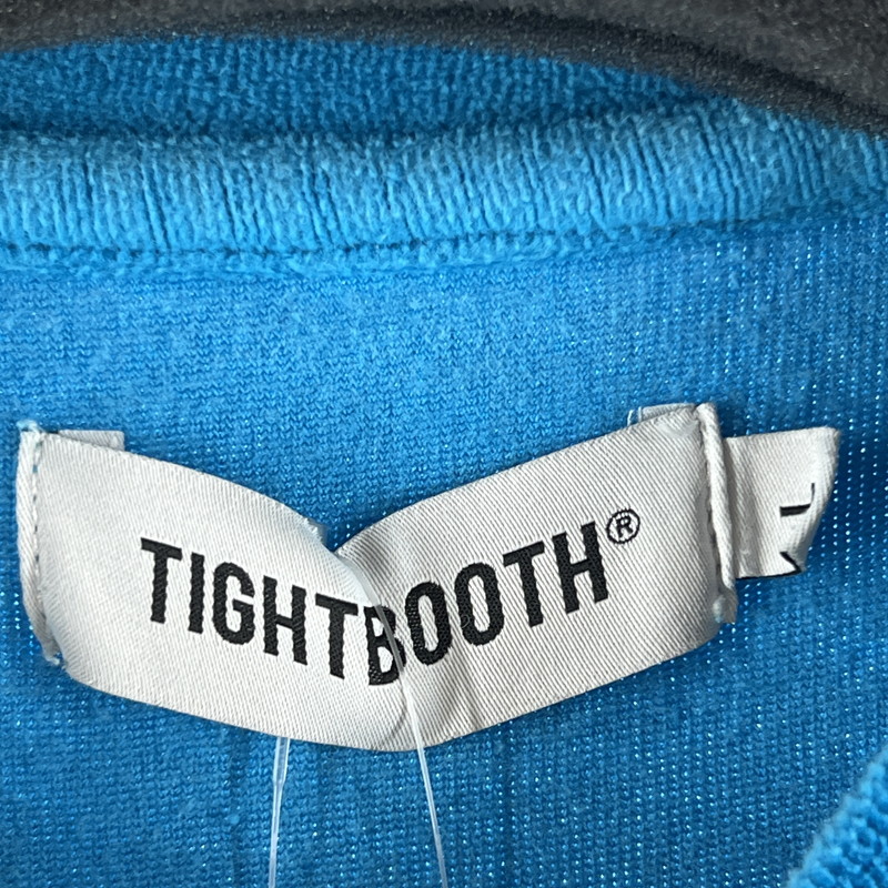 【中古品】【メンズ】 TIGHTBOOTH タイトブース ベロア半袖Tシャツ 142-260710-ny-03-fuzh サイズ：L カラー：アクアブルー 万代Net店