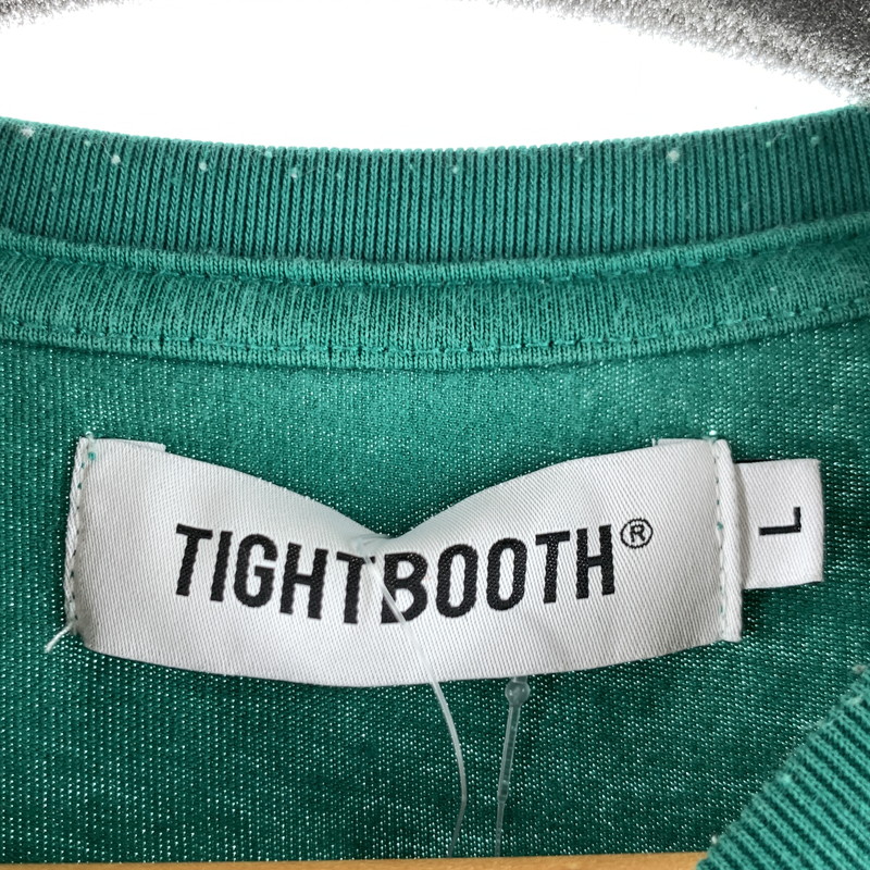 【中古品】【メンズ】 TIGHTBOOTH タイトブース 半袖Tシャツ カラーGREEN SIZE:L 142-260722-ky-18-fuzh 万代Net店