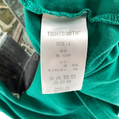 【中古品】【メンズ】 TIGHTBOOTH タイトブース 半袖Tシャツ カラーGREEN SIZE:L 142-260722-ky-18-fuzh 万代Net店