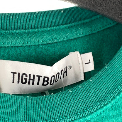 【中古品】【メンズ】 TIGHTBOOTH タイトブース 半袖Tシャツ カラーGREEN SIZE:L 142-260722-ky-18-fuzh 万代Net店
