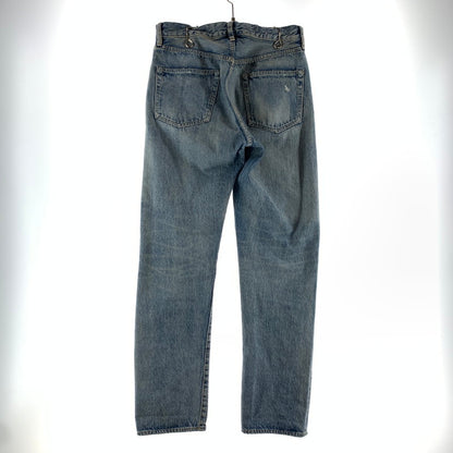 【中古品】【メンズ】 MINEDENIM マインデニム USS DENIM PANTS ダメージデニムパンツ 151-260707-ny-02-fuzh サイズ：5（XS） カラー：ブルー 万代Net店