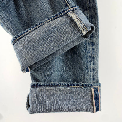 【中古品】【メンズ】 MINEDENIM マインデニム USS DENIM PANTS ダメージデニムパンツ 151-260707-ny-02-fuzh サイズ：5（XS） カラー：ブルー 万代Net店