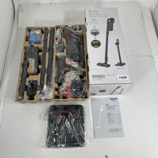 【中古美品】 NITORI ニトリ MA301SK DGY 紙パック式 コードレス スティッククリーナー 掃除機 100-260721-mh-03-fuz 万代Net店