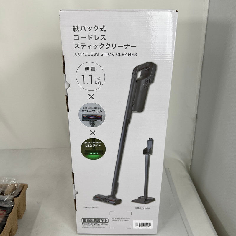 【中古美品】 NITORI ニトリ MA301SK DGY 紙パック式 コードレス スティッククリーナー 掃除機 100-260721-mh-03-fuz 万代Net店