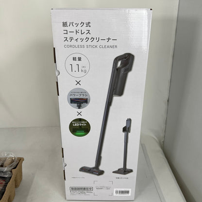 【中古美品】 NITORI ニトリ MA301SK DGY 紙パック式 コードレス スティッククリーナー 掃除機 100-260721-mh-03-fuz 万代Net店
