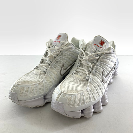 【中古品】【メンズ】 NIKE ナイキ AV3595-100 SHOX TL "WHITE METALLIC SILVER MAX ORANGE WHITE" WHITE SIZE:27.5cm 本体のみ ※汚れ・臭いあり スニーカー 靴 160-260717-io-12-fuzh 万代Net店