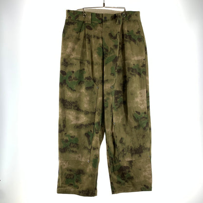 【中古品】【メンズ】 DIASPORA SKATEBOARDS ディアスポラ スケートボード DOUBLEKNEE COMFORTABLE TROUSERS カラー KHAKI カモ柄 SIZE:Ｌ 153-260722-ky-09-fuzh 万代Net店
