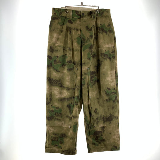 【中古品】【メンズ】 DIASPORA SKATEBOARDS ディアスポラ スケートボード DOUBLEKNEE COMFORTABLE TROUSERS カラー KHAKI カモ柄 SIZE:Ｌ 153-260722-ky-09-fuzh 万代Net店