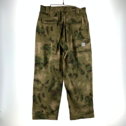 【中古品】【メンズ】 DIASPORA SKATEBOARDS ディアスポラ スケートボード DOUBLEKNEE COMFORTABLE TROUSERS カラー KHAKI カモ柄 SIZE:Ｌ 153-260722-ky-09-fuzh 万代Net店