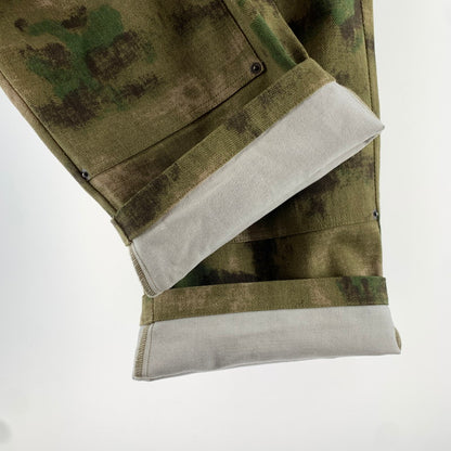 【中古品】【メンズ】 DIASPORA SKATEBOARDS ディアスポラ スケートボード DOUBLEKNEE COMFORTABLE TROUSERS カラー KHAKI カモ柄 SIZE:Ｌ 153-260722-ky-09-fuzh 万代Net店