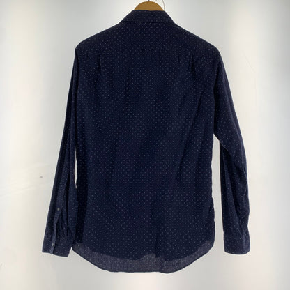 【中古品】【メンズ】 PAUL SMITH ポール・スミス PL-CR-70046 長袖シャツ NAVY SIZE:M ドット ※使用感有 141-260920-io-26-fuzh カラー：ネイビー 万代Net店