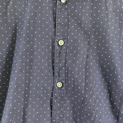 【中古品】【メンズ】 PAUL SMITH ポール・スミス PL-CR-70046 長袖シャツ NAVY SIZE:M ドット ※使用感有 141-260920-io-26-fuzh カラー：ネイビー 万代Net店