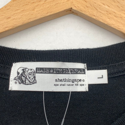 【中古品】【メンズ】 BAPE HEADS TOUR OZXTEMX09007N ベイプ ヘッズ 2000イベント 半袖Tシャツ カットソー ブランド 古着 142-260726-gm-03-fuzh サイズ：L カラー：ブラック 万代Net店