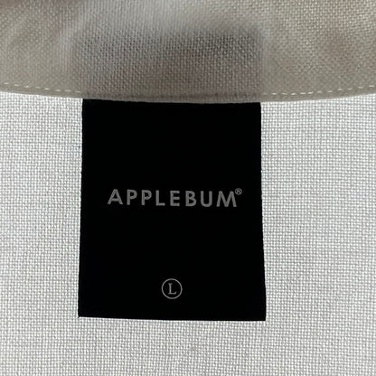 【中古品】【メンズ】 APPLEBUM アップルバム PAINT OVERSIZE SHIRT ペイントオーバーシャツ 142-260710-ny-01-fuzh サイズ：L カラー：ホワイト 万代Net店