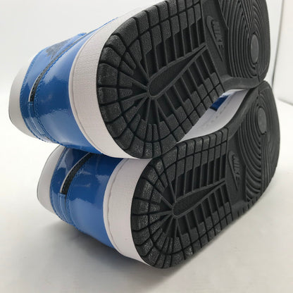 【中古美品】【メンズ】 NIKE ナイキ DD6834-402 AIR JORDAN １ MID SE ”SIGNAL BLUE” エアジョーダン1 シグナルブルー スニーカー 靴 160-260723-mh-03-fuzh サイズ：28.5cm カラー：ホワイト ブルー エナメル 万代Net店