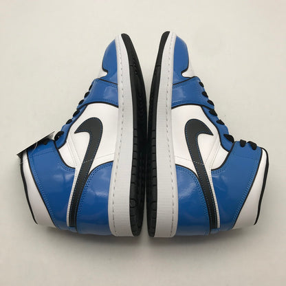 【中古美品】【メンズ】 NIKE ナイキ DD6834-402 AIR JORDAN １ MID SE ”SIGNAL BLUE” エアジョーダン1 シグナルブルー スニーカー 靴 160-260723-mh-03-fuzh サイズ：28.5cm カラー：ホワイト ブルー エナメル 万代Net店