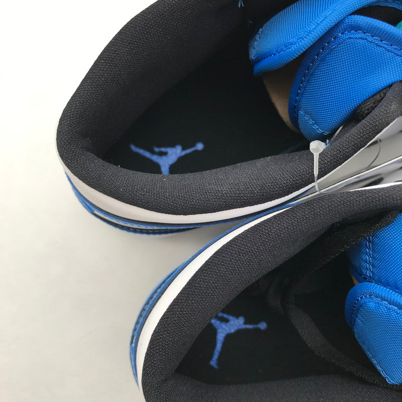 【中古美品】【メンズ】 NIKE ナイキ DD6834-402 AIR JORDAN １ MID SE ”SIGNAL BLUE” エアジョーダン1 シグナルブルー スニーカー 靴 160-260723-mh-03-fuzh サイズ：28.5cm カラー：ホワイト ブルー エナメル 万代Net店
