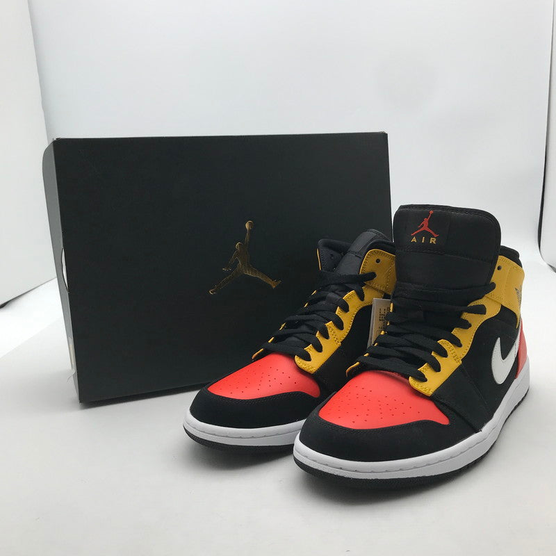 【中古美品】【メンズ】 NIKE ナイキ 852542-087 AIR JORDAN１MID SE ”ROSWELL RAYGUNS” エアジョーダン1 ロズウェイル・レイガンズ スニーカー 靴 160-260723-mh-02-fuzh サイズ：28.5cm カラー：ブラック オレンジ レッド 万代Net店