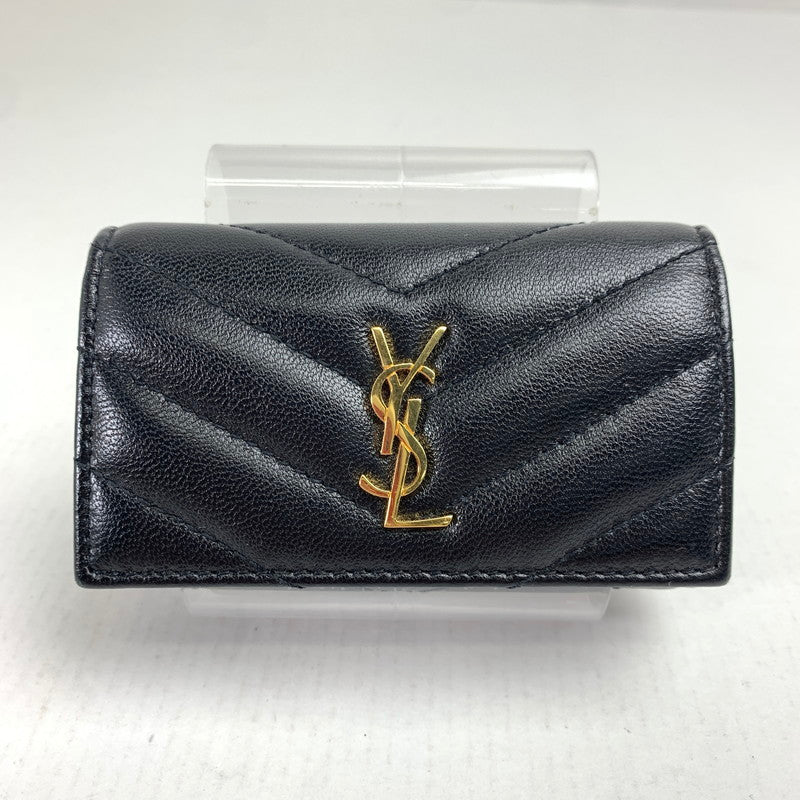 【中古品】【レディース】 YVES SAINT LAURENT イヴサンローラン 4連キーケース カラー BLACK カサンドラ 本体のみ 181-260714-ky-09-fuzh 万代Net店