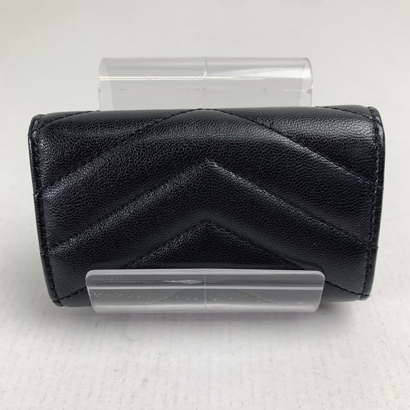 【中古品】【レディース】 YVES SAINT LAURENT イヴサンローラン 4連キーケース カラー BLACK カサンドラ 本体のみ 181-260714-ky-09-fuzh 万代Net店