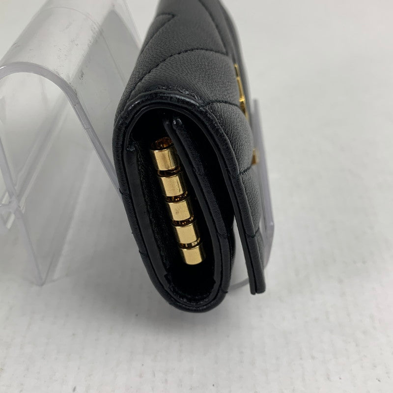 【中古品】【レディース】 YVES SAINT LAURENT イヴサンローラン 4連キーケース カラー BLACK カサンドラ 本体のみ 181-260714-ky-09-fuzh 万代Net店