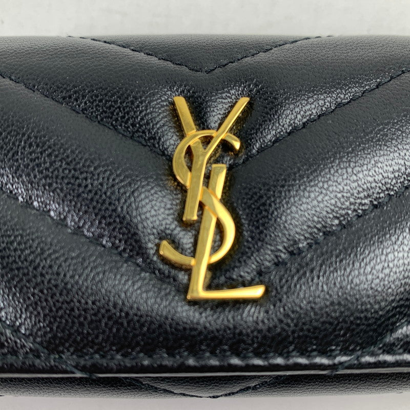 【中古品】【レディース】 YVES SAINT LAURENT イヴサンローラン 4連キーケース カラー BLACK カサンドラ 本体のみ 181-260714-ky-09-fuzh 万代Net店