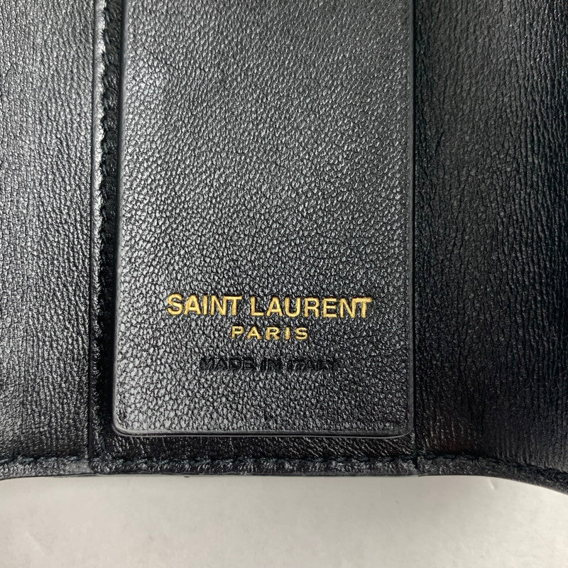 【中古品】【レディース】 YVES SAINT LAURENT イヴサンローラン 4連キーケース カラー BLACK カサンドラ 本体のみ 181-260714-ky-09-fuzh 万代Net店