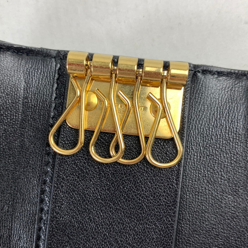 【中古品】【レディース】 YVES SAINT LAURENT イヴサンローラン 4連キーケース カラー BLACK カサンドラ 本体のみ 181-260714-ky-09-fuzh 万代Net店