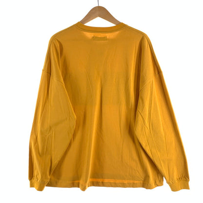 【中古品】【メンズ】 TIGHTBOOTH PASS THE PIE L S T-SHIRT タイトブース 長袖Tシャツ カットソー ブランド 古着 142-260726-gm-20-fuzh サイズ：L カラー：イエロー 万代Net店