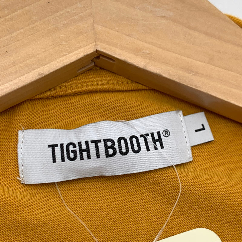 【中古品】【メンズ】 TIGHTBOOTH PASS THE PIE L S T-SHIRT タイトブース 長袖Tシャツ カットソー ブランド 古着 142-260726-gm-20-fuzh サイズ：L カラー：イエロー 万代Net店