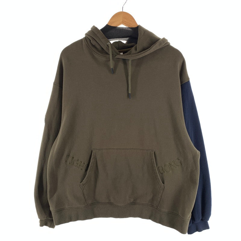 【中古品】【メンズ】 TIGHTBOOTH 24AW CYBORG SWEAT SET UP スウェットセットアップ タイトブース ブランド 142-260920-gm-17-fuzh サイズ：L カラー：カーキ ネイビー 万代Net店