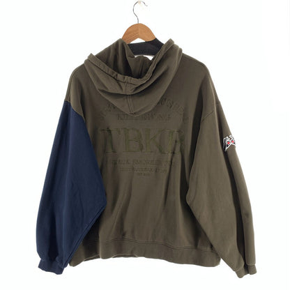 【中古品】【メンズ】 TIGHTBOOTH 24AW CYBORG SWEAT SET UP スウェットセットアップ タイトブース ブランド 142-260920-gm-17-fuzh サイズ：L カラー：カーキ ネイビー 万代Net店