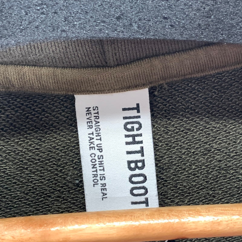 【中古品】【メンズ】 TIGHTBOOTH 24AW CYBORG SWEAT SET UP スウェットセットアップ タイトブース ブランド 142-260920-gm-17-fuzh サイズ：L カラー：カーキ ネイビー 万代Net店