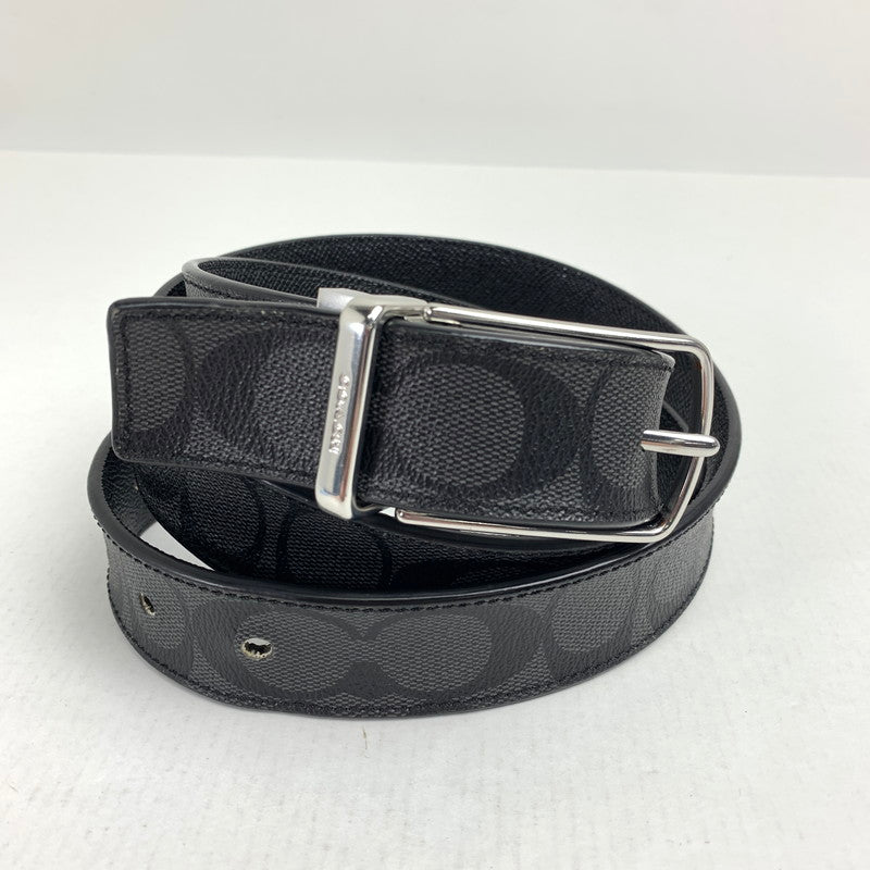【中古品】【メンズ】 COACH コーチ 321 SVAF4 ベルト カラーBLACK 183-260714-ky-07-fuzh 万代Net店