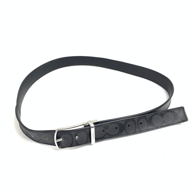 【中古品】【メンズ】 COACH コーチ 321 SVAF4 ベルト カラーBLACK 183-260714-ky-07-fuzh 万代Net店