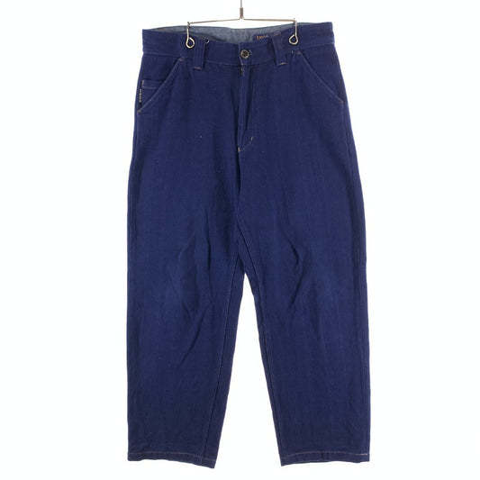 【中古品】【メンズ】 BLUE BLUE ブルーブルー HAND WOVEN DENIM テーパードトラウザーパンツ 古着 156-261004-gm-11-fuzh サイズ：3 カラー：インディゴ 万代Net店