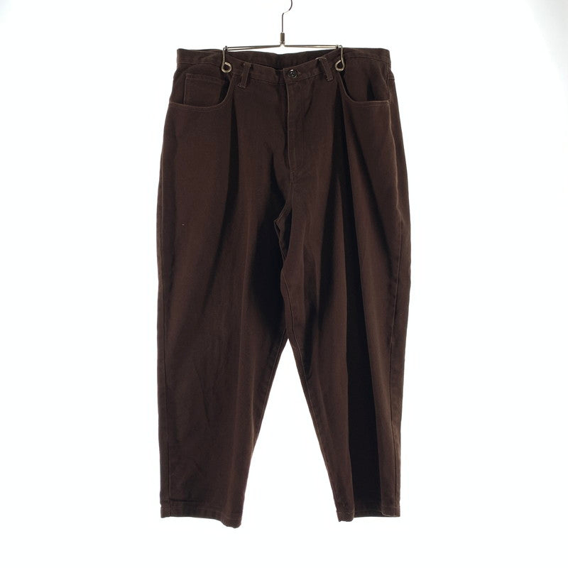 【中古品】【メンズ】 APPLEBUM アップルバム LOOSE COLOR TAPERD PANTS テーパードパンツ カラーBROWN SIZE:XL 153-260722-ky-06-fuzh 万代Net店