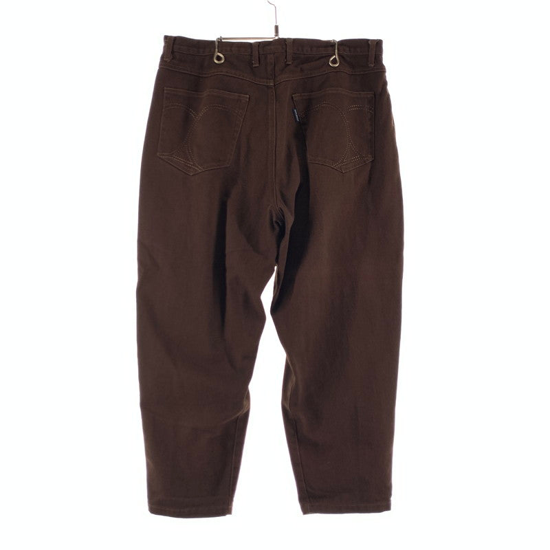 【中古品】【メンズ】 APPLEBUM アップルバム LOOSE COLOR TAPERD PANTS テーパードパンツ カラーBROWN SIZE:XL 153-260722-ky-06-fuzh 万代Net店