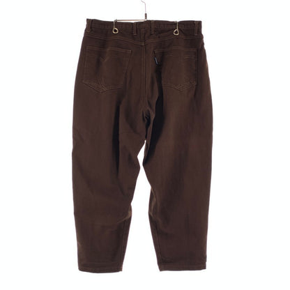 【中古品】【メンズ】 APPLEBUM アップルバム LOOSE COLOR TAPERD PANTS テーパードパンツ カラーBROWN SIZE:XL 153-260722-ky-06-fuzh 万代Net店