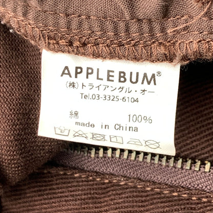 【中古品】【メンズ】 APPLEBUM アップルバム LOOSE COLOR TAPERD PANTS テーパードパンツ カラーBROWN SIZE:XL 153-260722-ky-06-fuzh 万代Net店