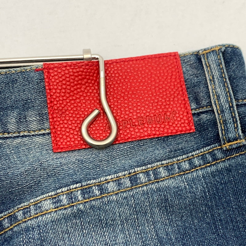 【中古品】【メンズ】 APPLEBUM KATE SLIM DENIM PANTS アップルバム スリムデニムパンツ ジーンズ ボトムス ブランド 古着 153-260726-gm-09-fuzh サイズ：M カラー：インディゴ 万代Net店