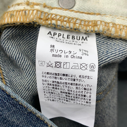 【中古品】【メンズ】 APPLEBUM KATE SLIM DENIM PANTS アップルバム スリムデニムパンツ ジーンズ ボトムス ブランド 古着 153-260726-gm-09-fuzh サイズ：M カラー：インディゴ 万代Net店