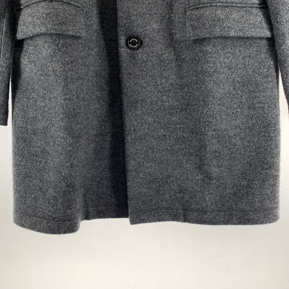 【中古品】【メンズ】 BLACK LABEL ブラックレーベル CRESTBRIDGE クレスト ブリッジ チェスターコート ジャケット アウター 古着 141-261009-mh-05-fuzh サイズ：L カラー：グレー 万代Net店